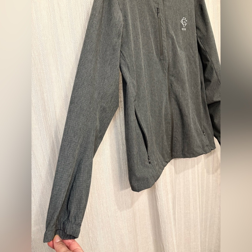 Greg Norman Golf Jacket Mens Medium Pro Shop Exclusive SLC Country Club Zip Up - Picture 12 of 16